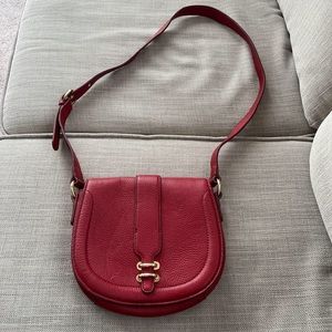 cross body bag Made from split hide cow leather Inside is 100% cotton